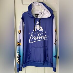Vapor 95 AOL America Online Pullover Hoodie XL